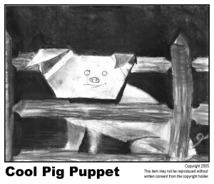 Pig Cool Thumb Puppet