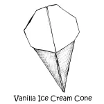 061 Vanilla Ice Cream On Cone