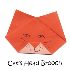 38 Cats Head Brooch