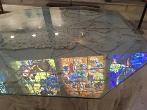 Chagall Window Chapel Reflection