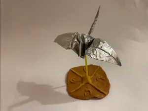 Crane Dreidel - Gold Yellow