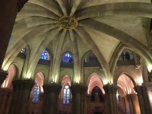 Sagrada Familia Crypt Ceiling