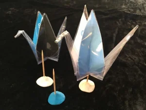 Plastic Cranes With Stand