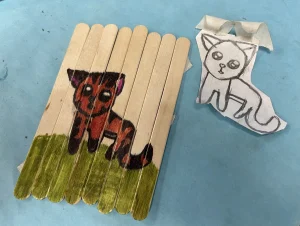 Wk1 Popsicle Stick Puzzle - Sydney - Kinneret 67